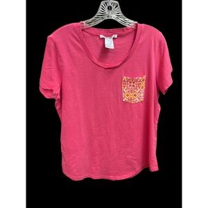 Women's‎ Masseys Pink Sleep Tee Pocket Tshirt